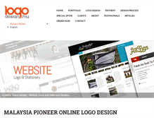 Tablet Screenshot of logodesign.my