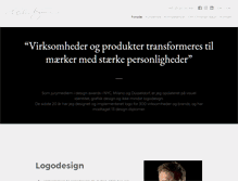 Tablet Screenshot of logodesign.dk